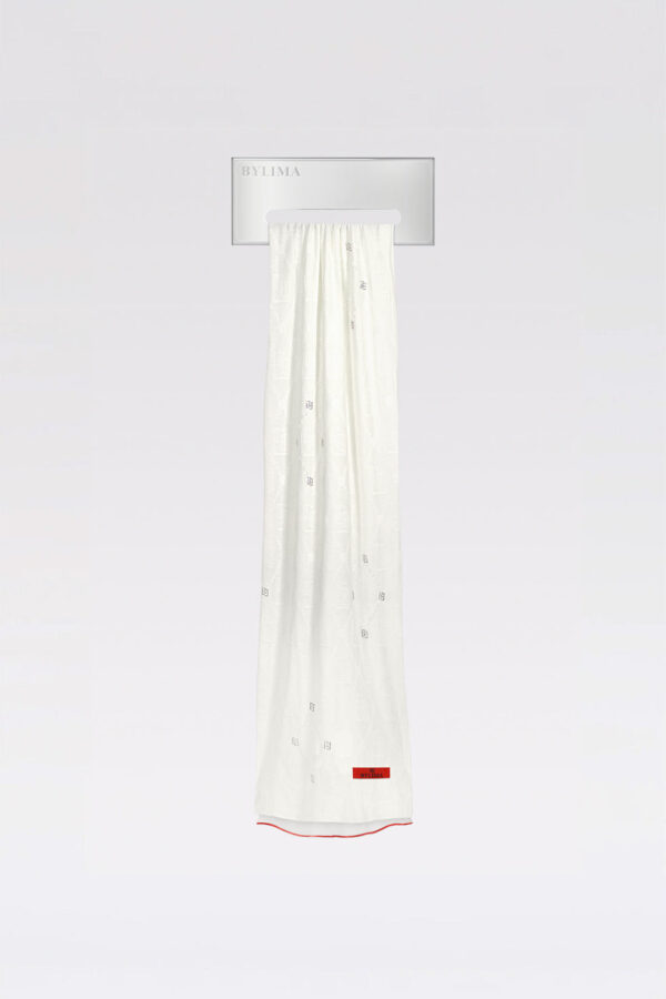 Enchanté handwork scarf 'White'