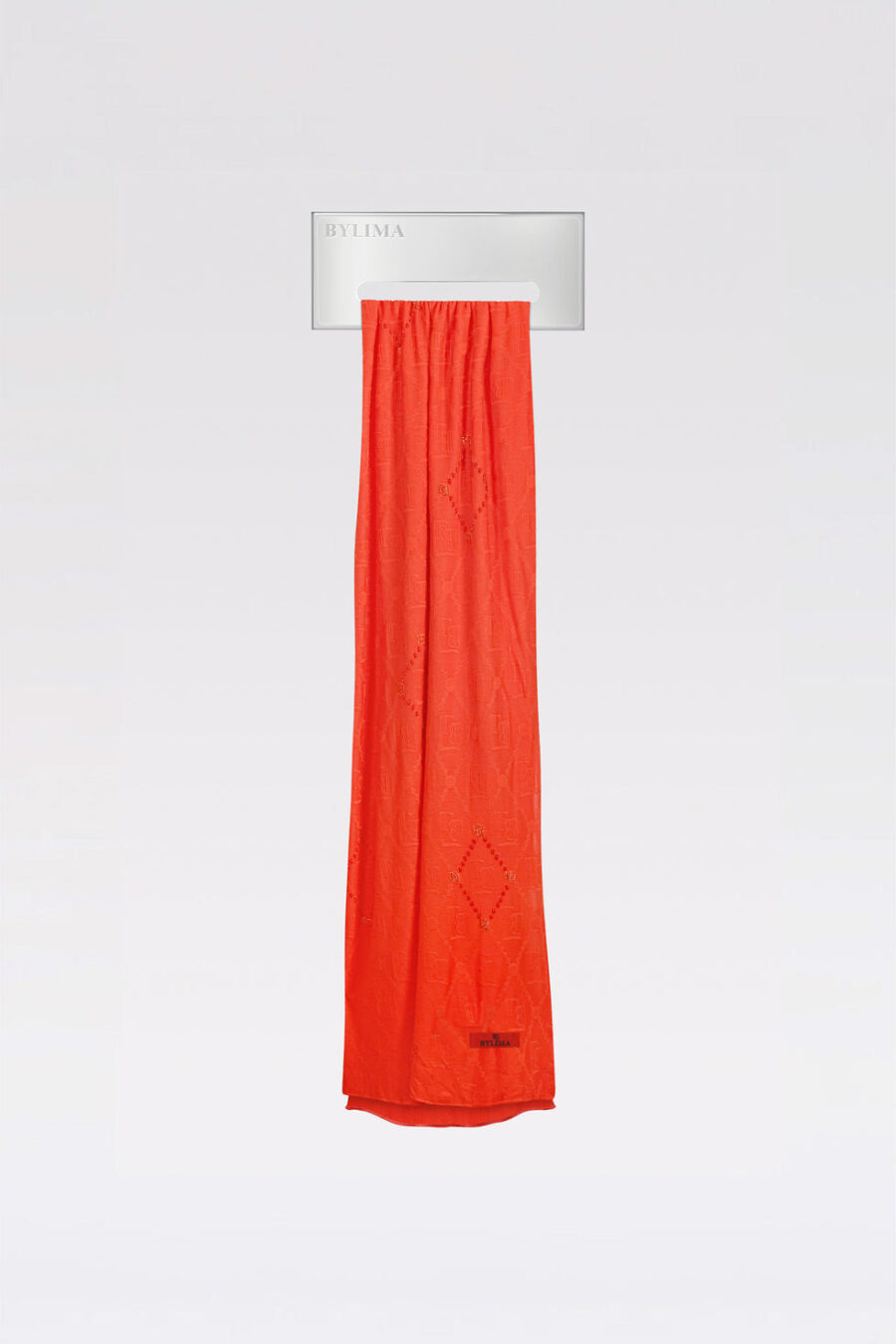 Enchanté handwork scarf 'Orange red'