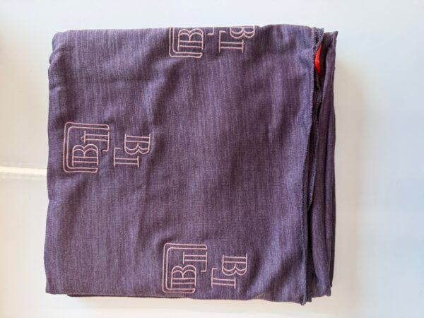 BYLIMARED MONOGRAM SCARF 'PURPLE'
