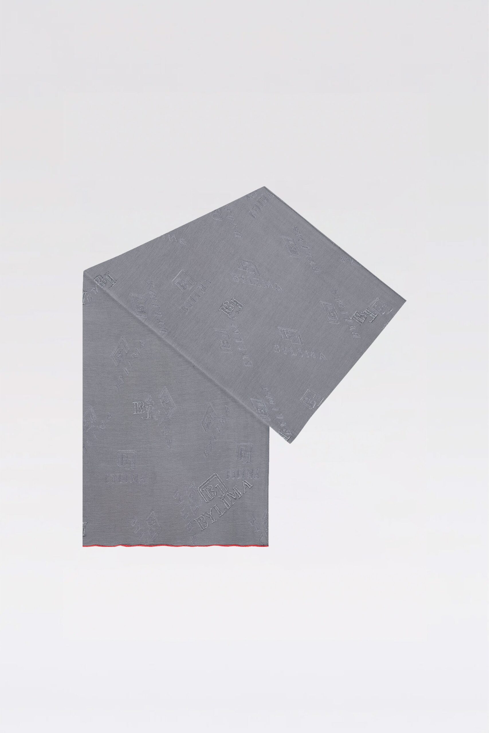 BYLIMA’S STAMP SCARF 'Cool grey' - Image 6