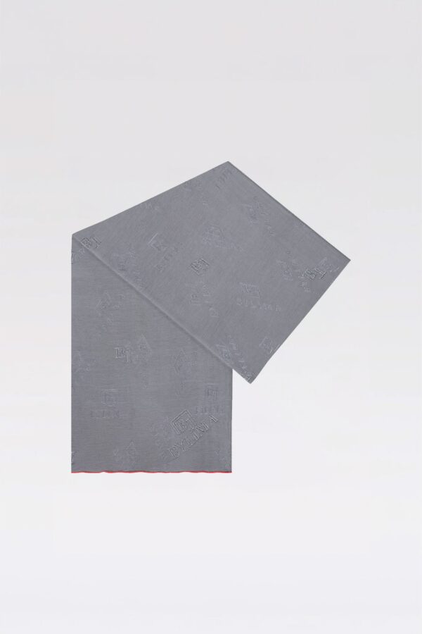 BYLIMA’S STAMP SCARF 'Cool grey'