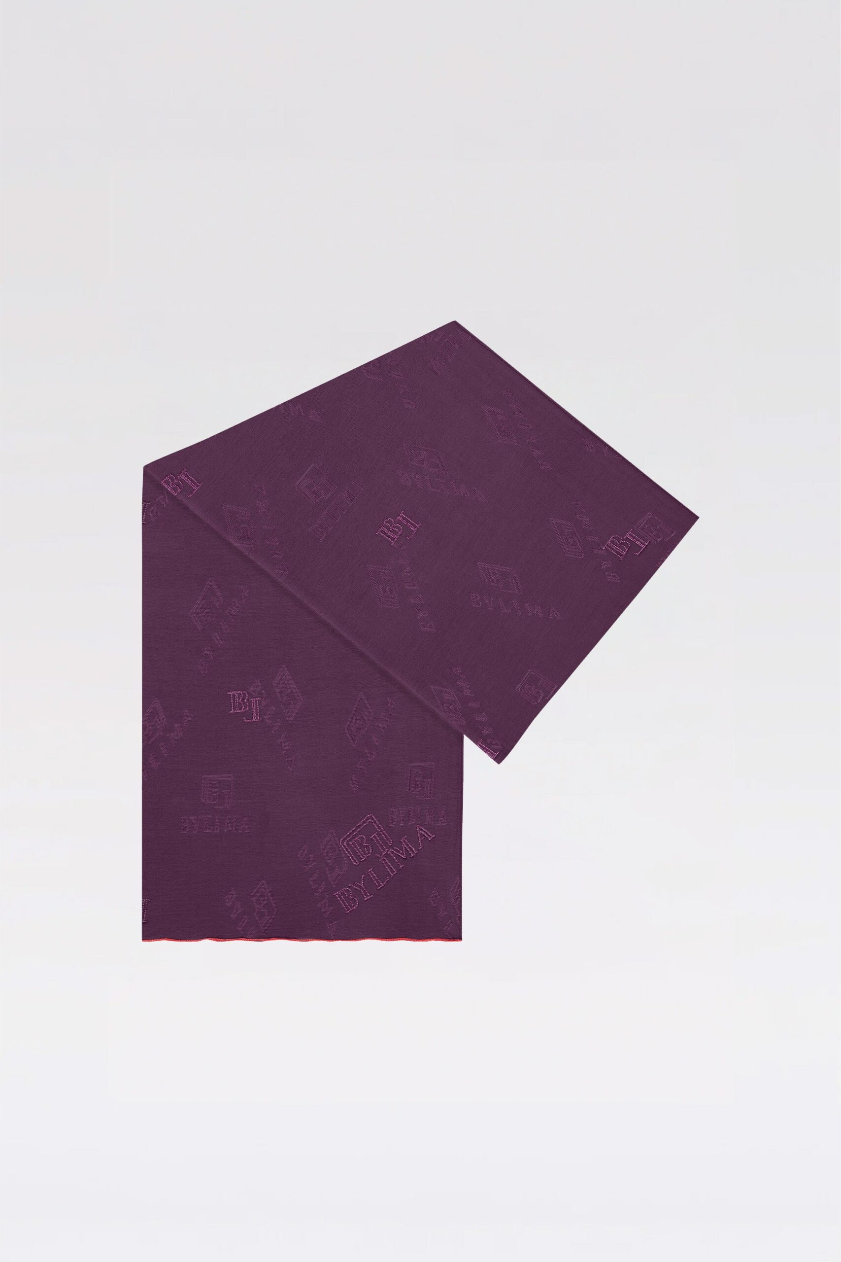 BYLIMA’S STAMP SCARF 'Purple' - Image 2