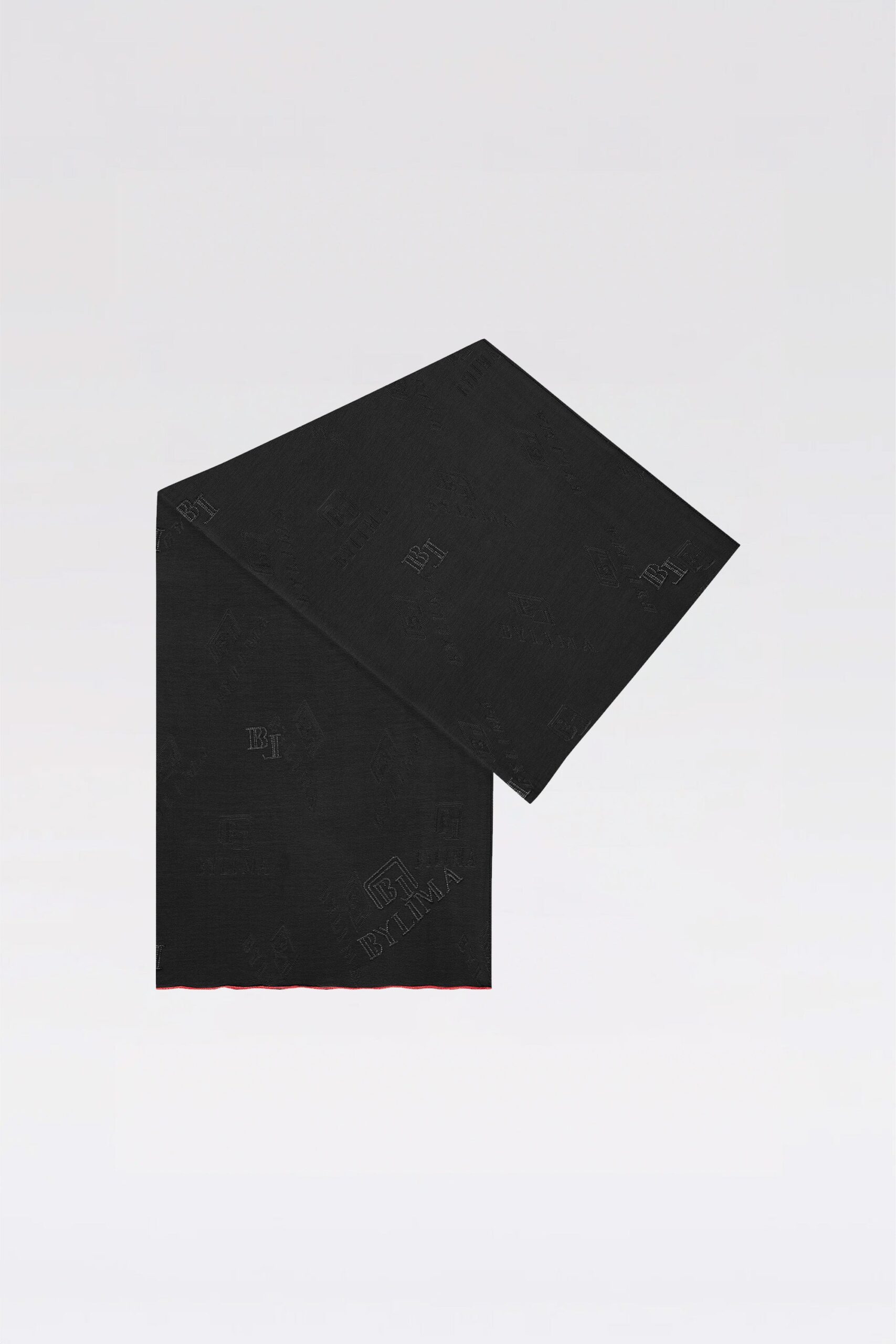 BYLIMA’S STAMP SCARF 'Velvet black' - Image 2