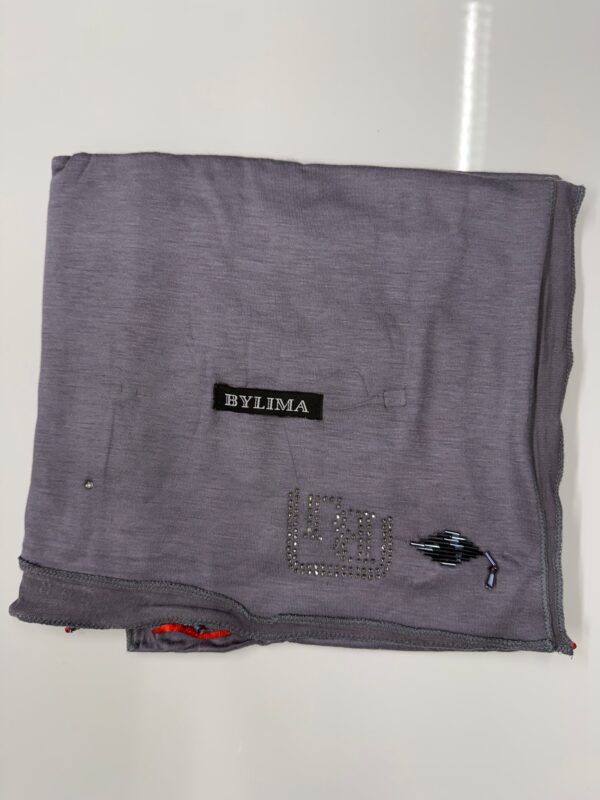 Diamond pendant dark grey