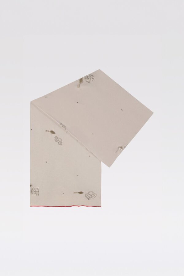 DIAMOND PENDANT SCARF 'CHAMPAGNE'