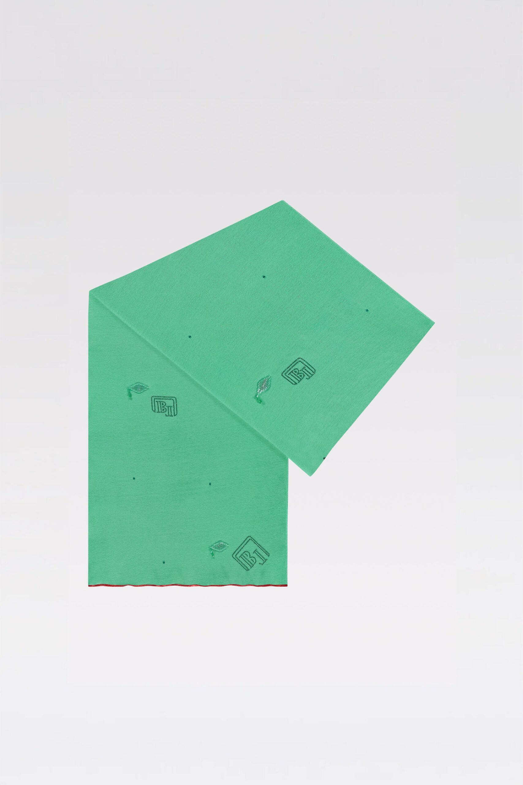 Diamond pendant scarf 'Spearmint'