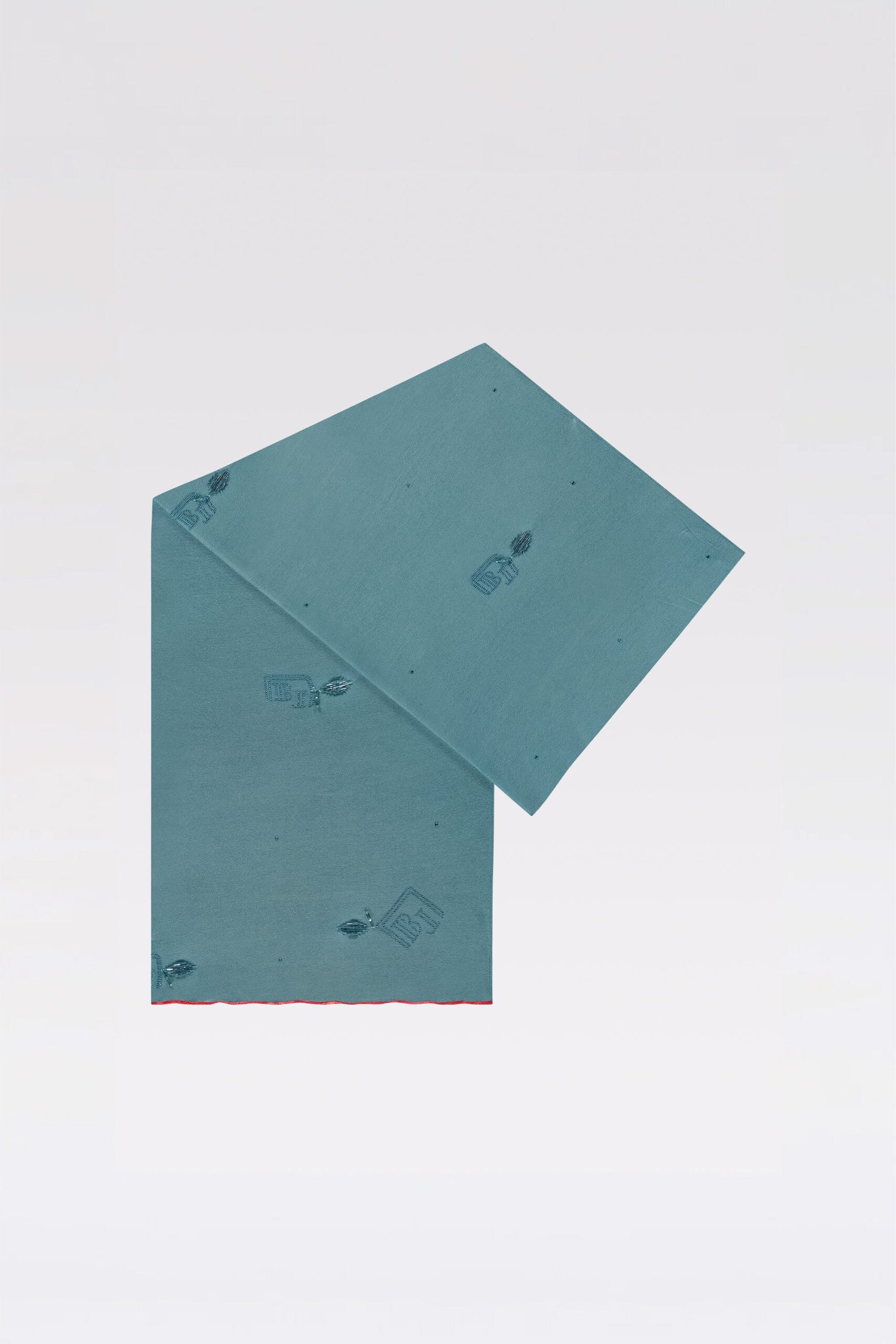 Diamond pendant scarf 'Turquoise' - Image 2