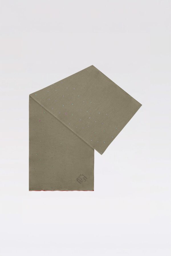 RAINDROP SCARF 'Khaki'