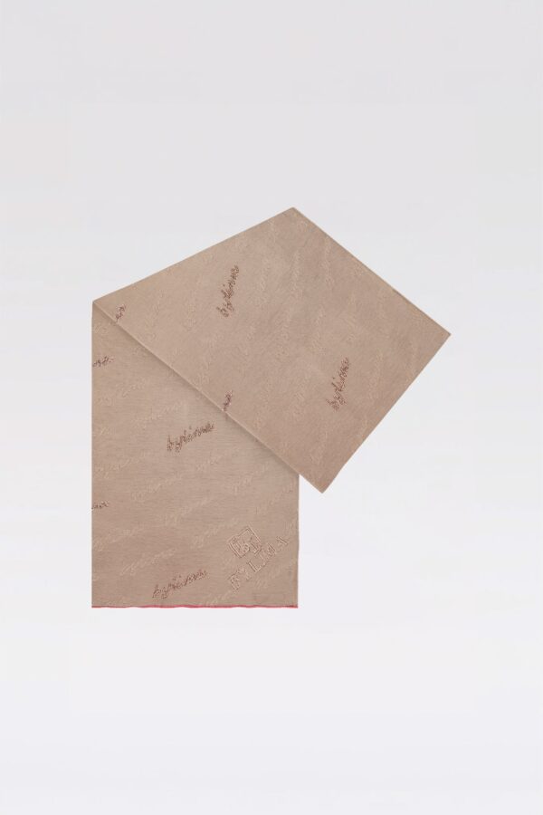 SIGNATURE SCARF 'Nude'