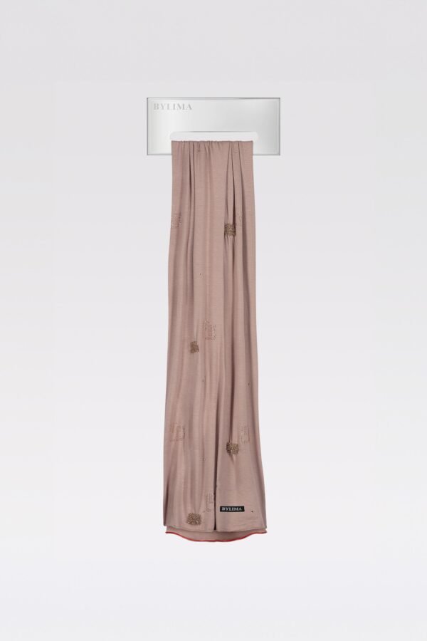 SKAFOS KIPOS SCARF 'LIGHT BROWN'