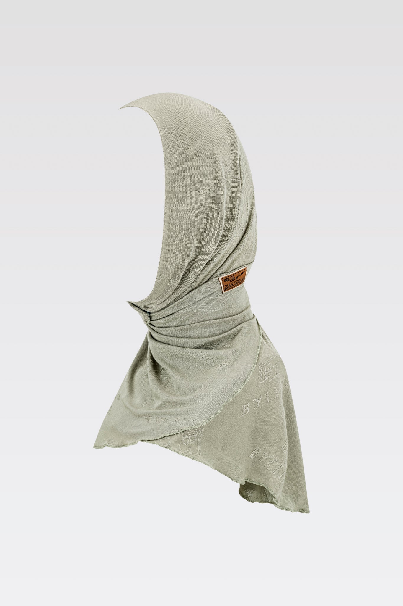 SLIP-ON STAMP HIJAB ‘SAGE GREEN’ - Image 4