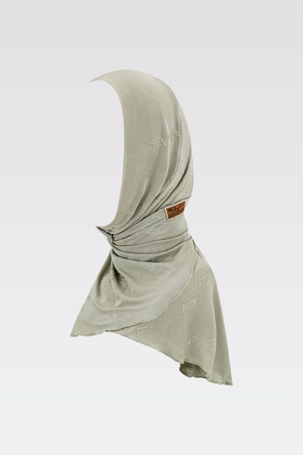 SLIP-ON STAMP HIJAB ‘SAGE GREEN’