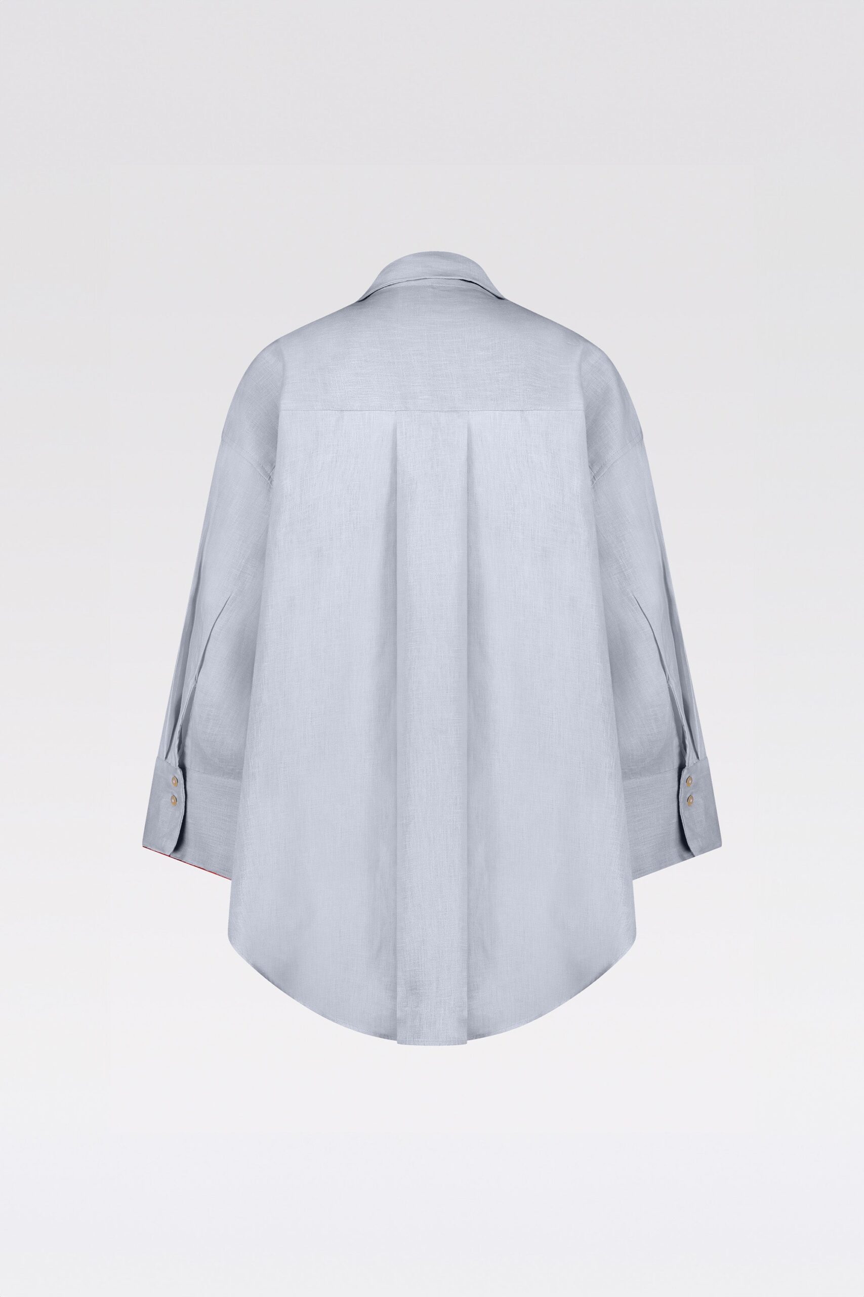 THE BYLIMA LINEN BLOUSE 'ICE BLUE'