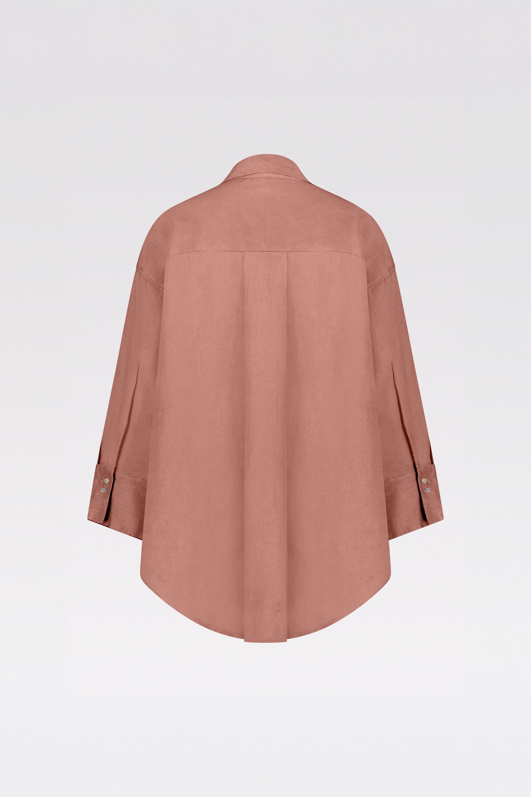 THE BYLIMA LINEN BLOUSE 'LIGHT COPPER'